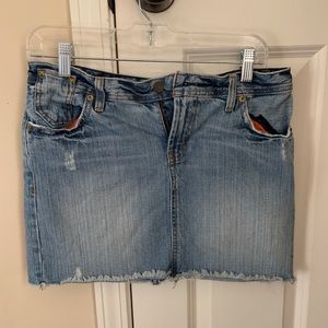 Polo denim jean skirt